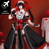 【In Stock】Anime Date A Live Cosplay Kurumi Tokisaki Costume Premium Edition Costumes